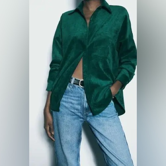 FINE-WALED CORDUROY SHIRT - Picture 7 of 7